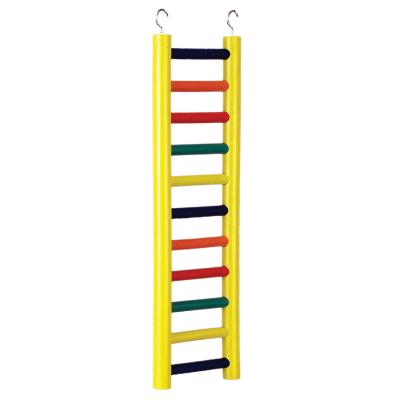 PreVue Pets 1138 11-RUNG MULTI-COLOR WOOD BIRD LADDER