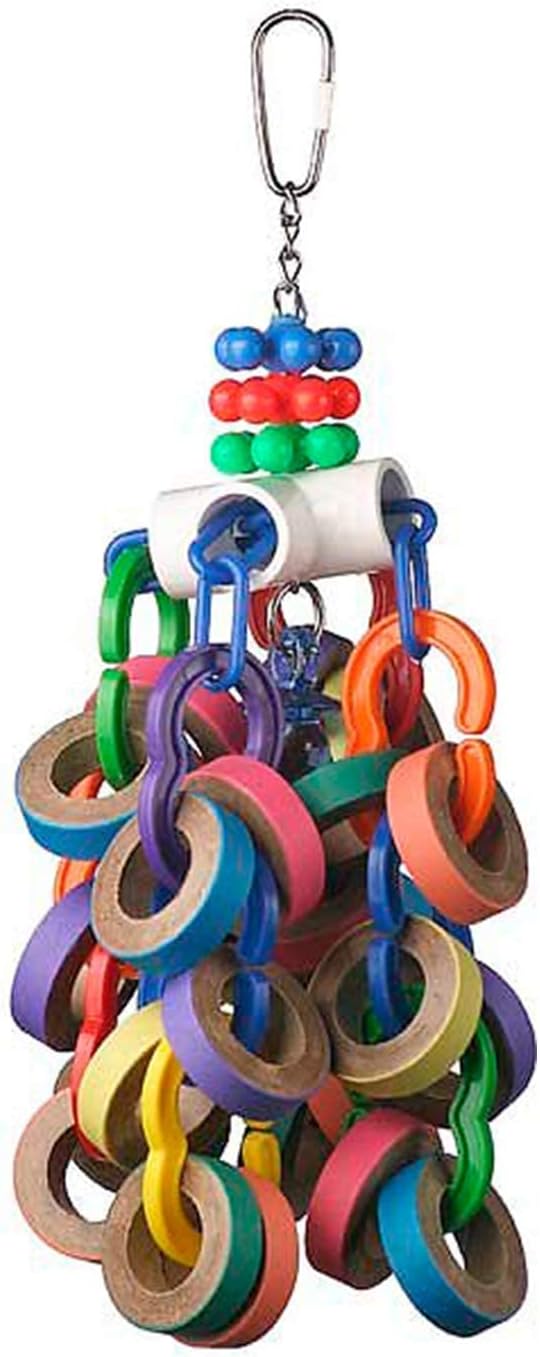 Super Bird Creations SB1107 Bagel Cascade Bird Toy