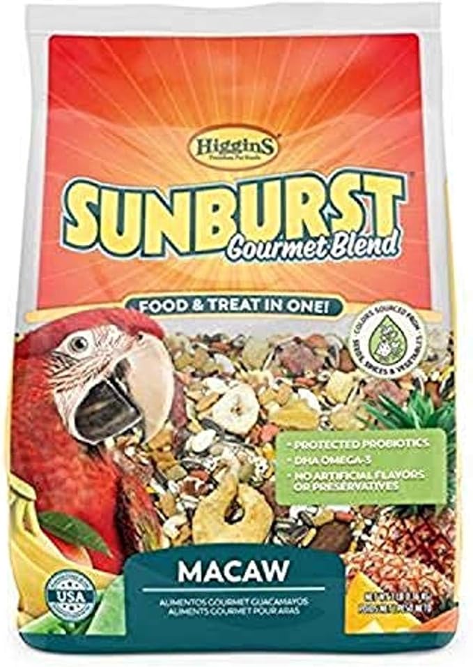 Higgins HIG30236 Sunburst Blend 3lb Macaw