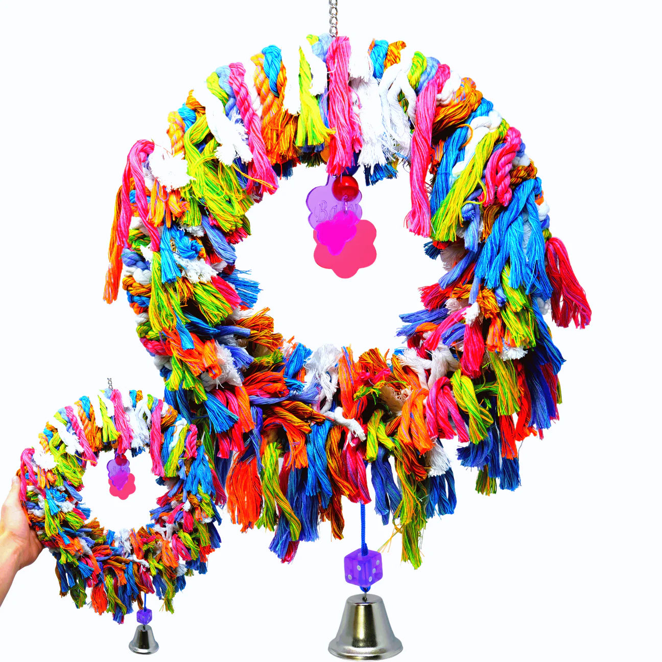 Bonka Bird Toys 1019 Large Fuzz Ring