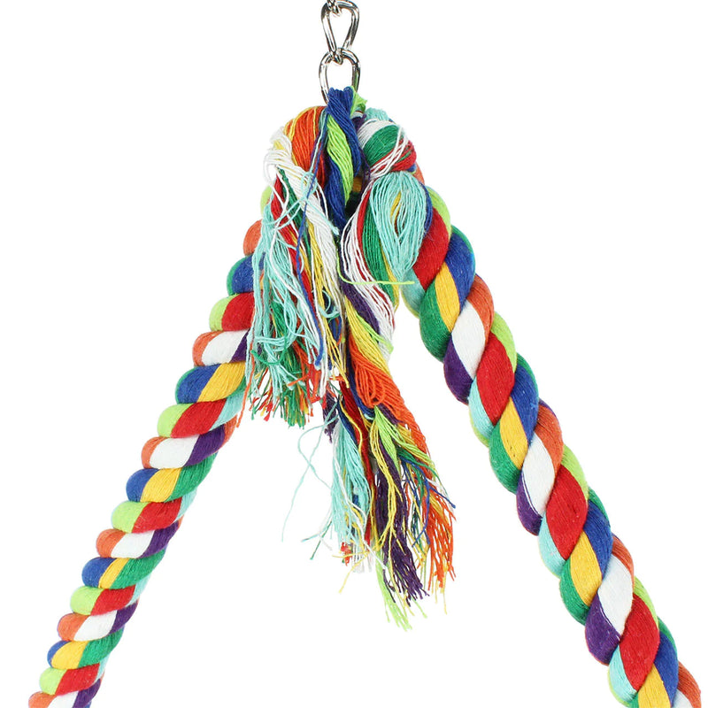 Bonka Bird Toys 1059 Jumbo Triangle Rope Ring