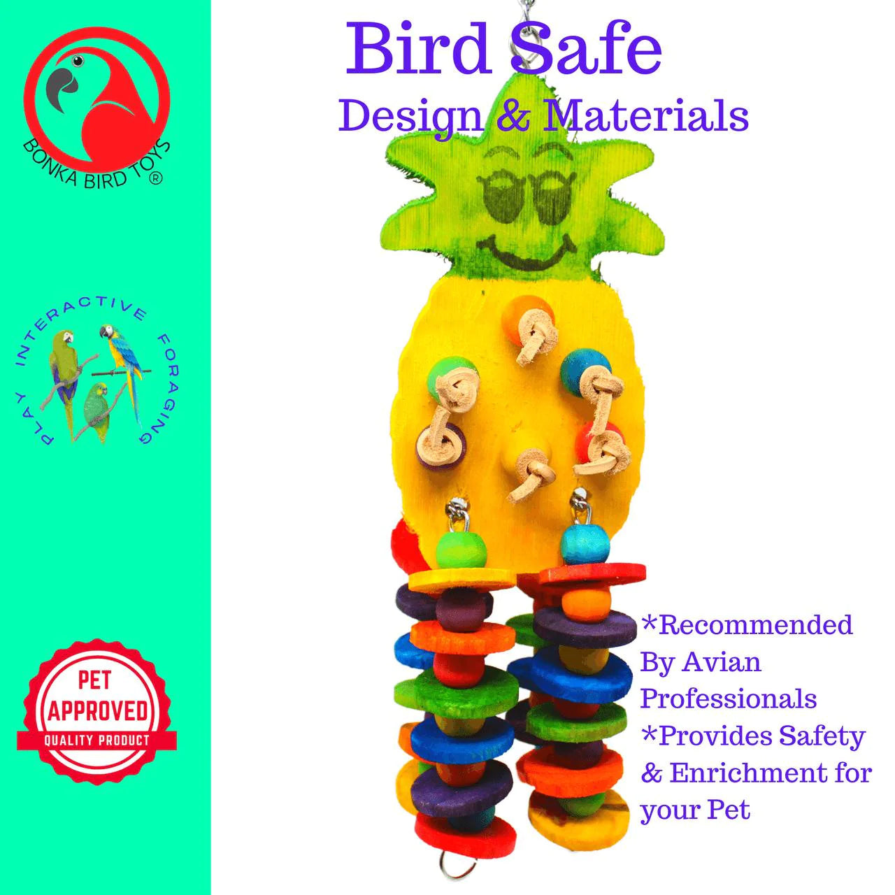 Bonka Bird Toys 1733 Medium Pineapple