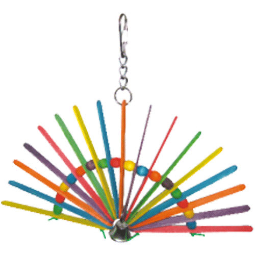 A&E HB46357 Wooden Bird Toy Peacock