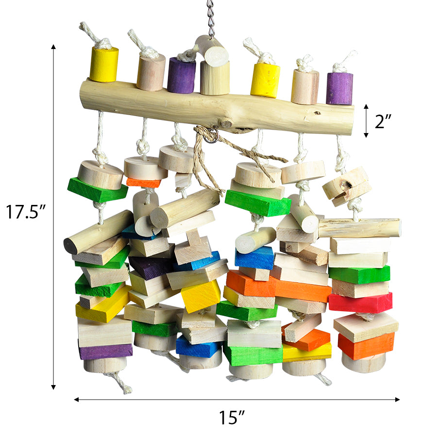 A&E HB46699 Abacus Hanging Java Wood Toy