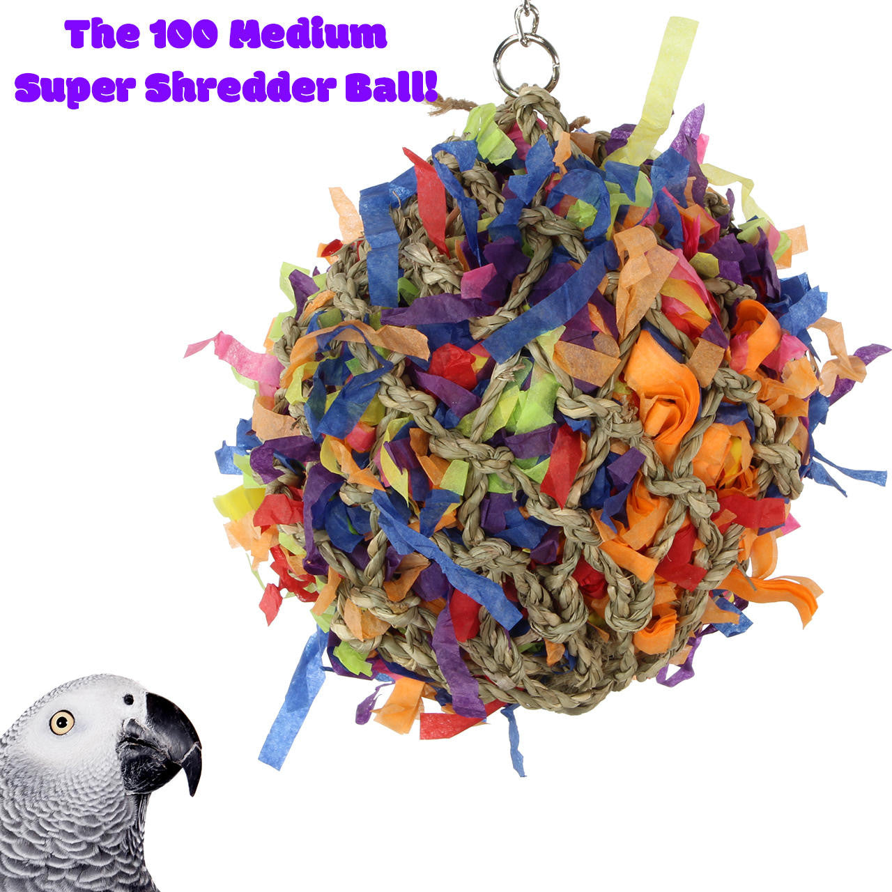 Bonka Bird Toys 55100 MEDIUM SUPER SHREDDER BALL