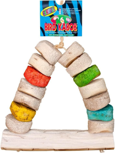 Bird Kabob Carnival Chewable Swing Perch