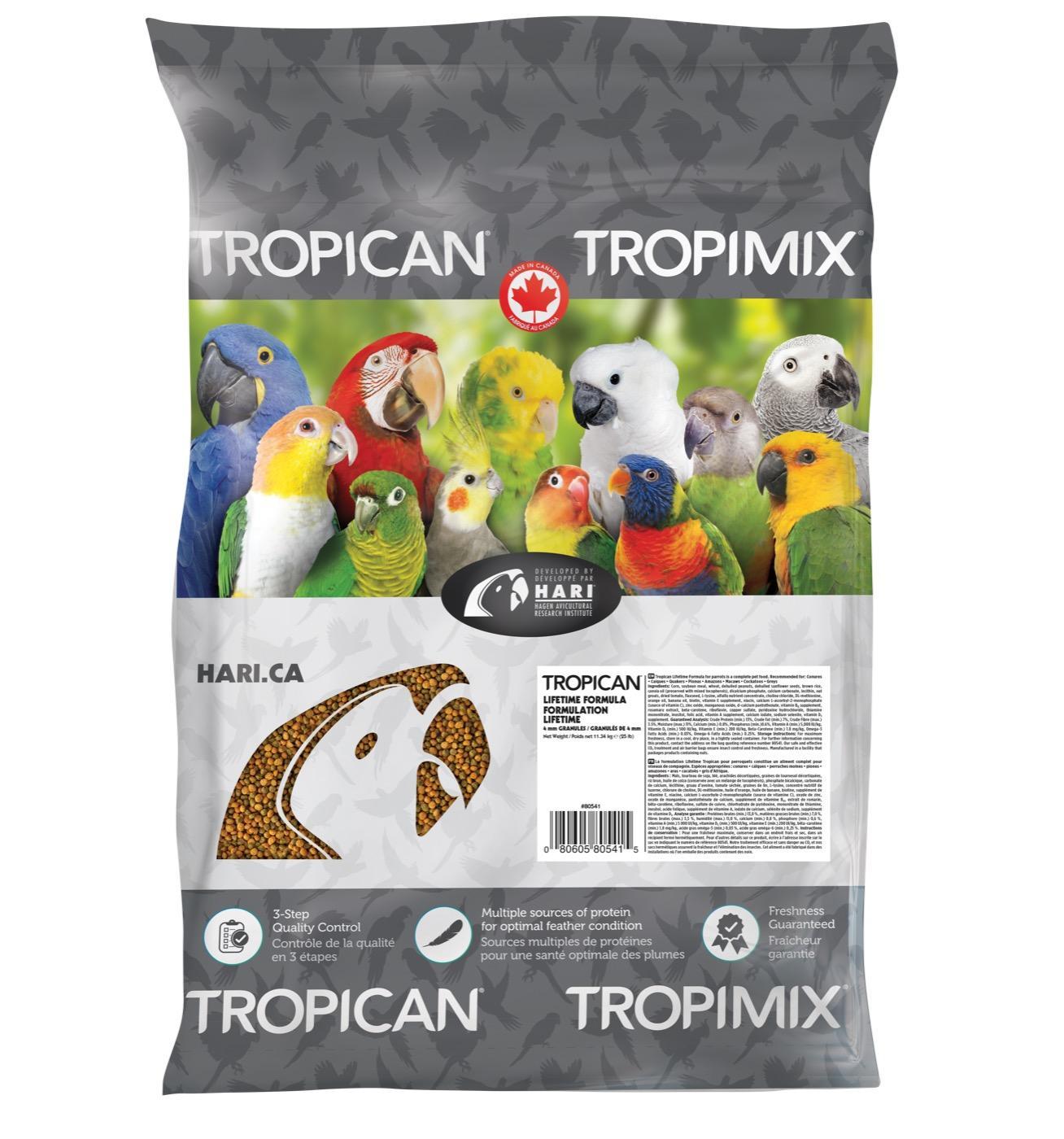 Hagen Tropican Lifetime Formula Granules Parrot Food