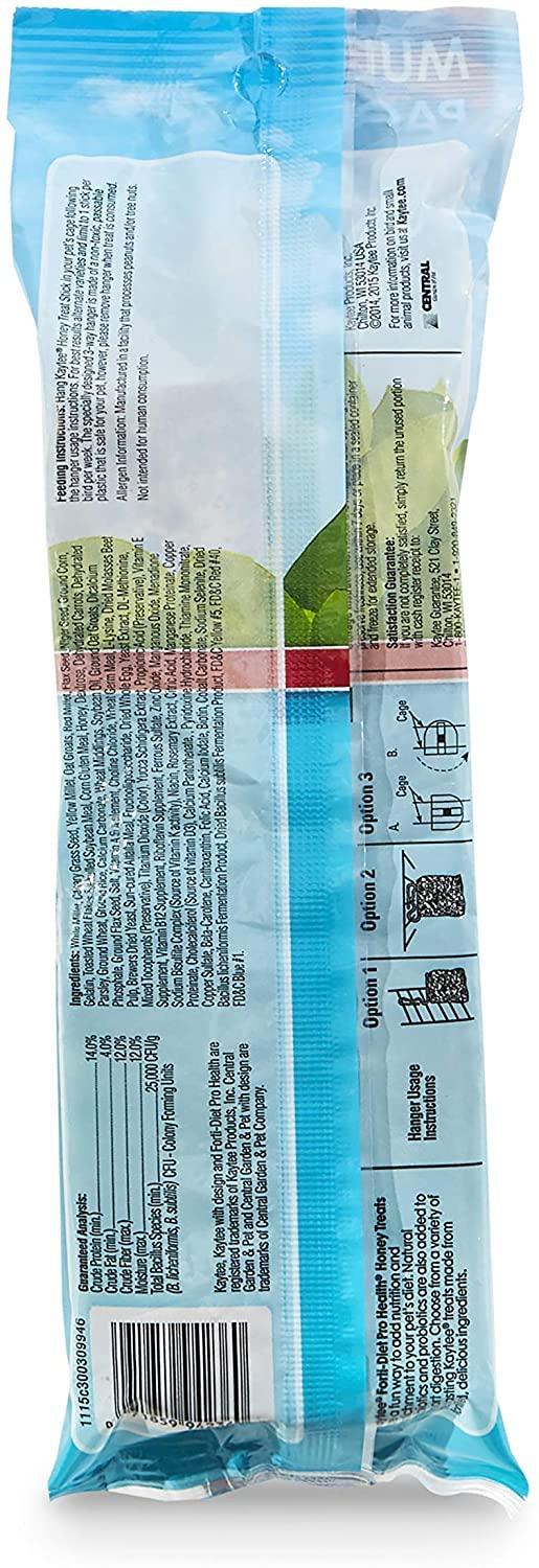 Kaytee Forti-Diet Pro Health Honey Bird Treat Sticks For Parakeets