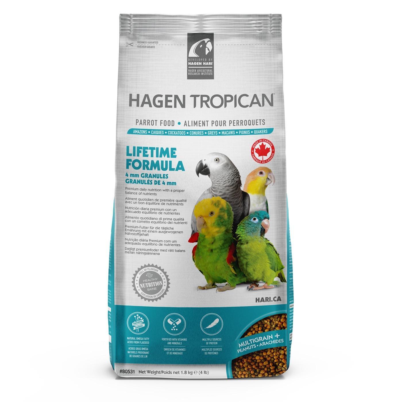 Hagen Tropican Lifetime Formula Granules Parrot Food