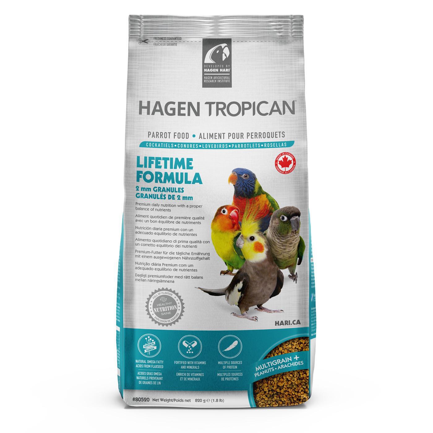 Hagen Tropican Lifetime Formula Granules Cockatiel Food