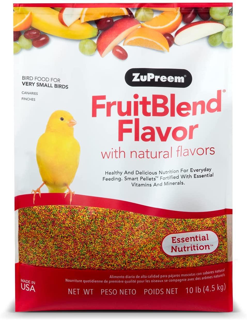 ZuPreem FruitBlend Flavor Bird Food for Very Small Birds