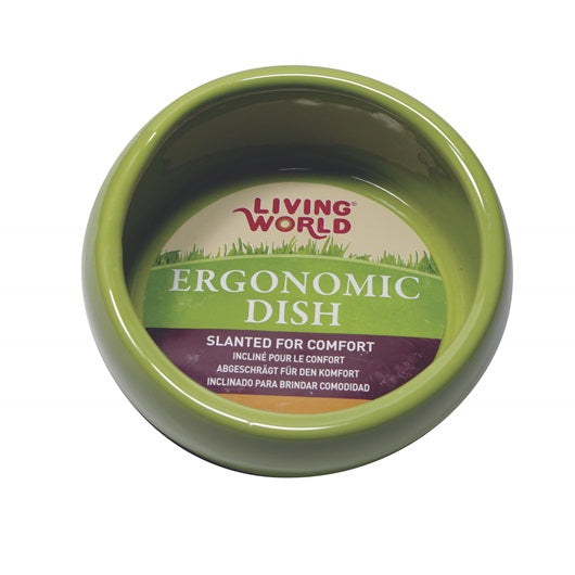 Hagen Living World Ergonomic Dish Small Green/Ceramic