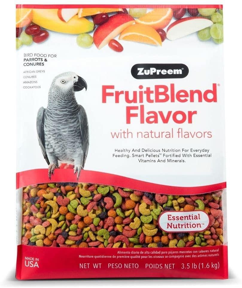 ZuPreem FruitBlend Flavor Bird Food for Parrots & Conures - 3.5 lb