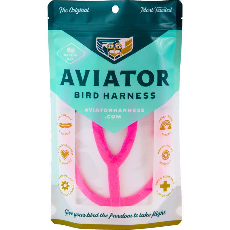 Aviator Bird Harness and Leash, Medium