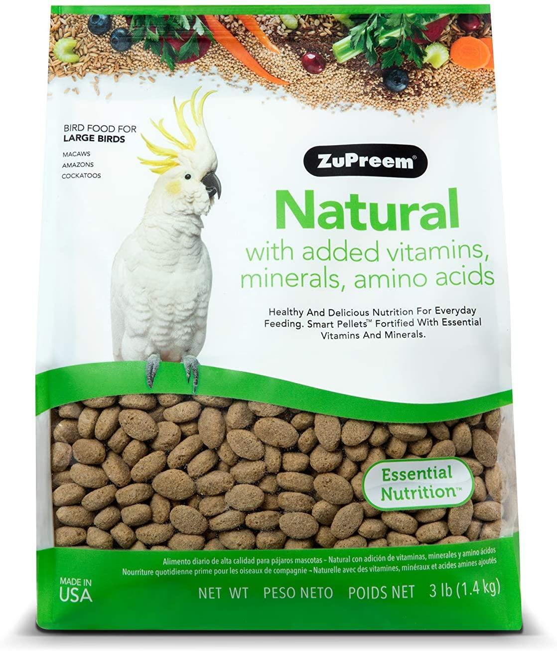 ZuPreem Natural Bird Food for Large Birds