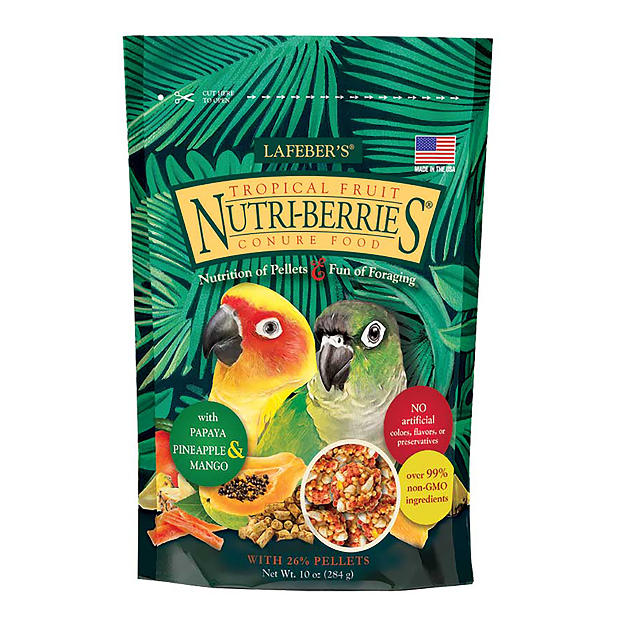 Lafeber's Tropical Fruit Nutri-Berries Conure Food