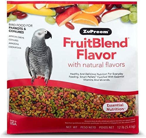 ZuPreem FruitBlend Flavor Bird Food for Parrots & Conures - 3.5 lb